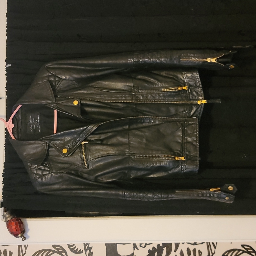 Zara leather jacket